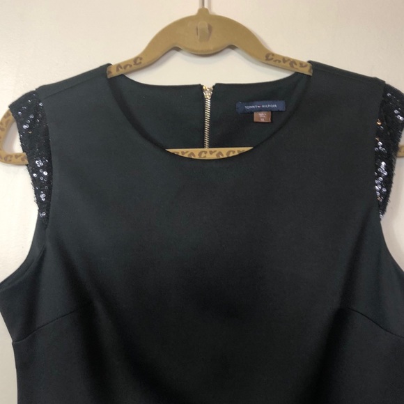 Tommy Hilfiger Black Sleeveless Dress Size 10 NWOT - Picture 3 of 8